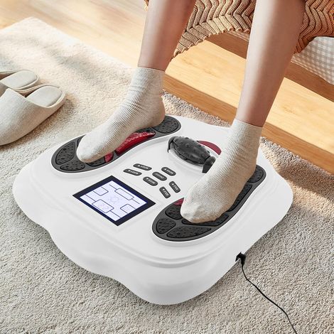 Durchblutungs-Stimulator Beine, Durchblutungsstimulator Füße mit Fernbedienung, Elektrisch fussmassagegerät zur Verbesserung der Durchblutung und Schmerzlinderung