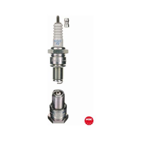 Bougie d'allumage BR6ES Ø14mm Longueur Culot: 19mm Électrode Centrale En Cuivre - Olive Démontable