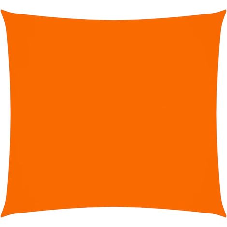 Telo parasole a vela in tessuto oxford quadrato 2 x 2 m arancione 020009471