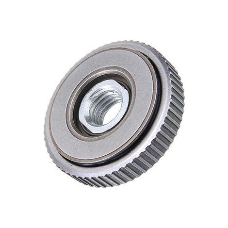 Plaque de verrouillage pour meuleuse d'angle portable M14 (type engrenage) plateau de serrage pour meuleuse d'angle, plateau de pression autobloquant universel M14, écrou à engrenage, accessoires pour (1/5)
