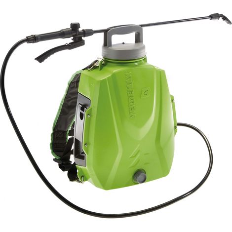 Pompa Irroratrice a Zaino a Batteria da Giardino 8 Litri Rama Futura Verde (1/5)