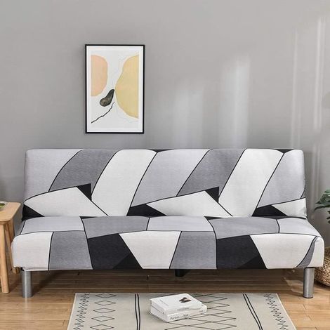 Housse Canapé 3 Places,Couverture de Canapé pour Banquette Pliant sans Accoudoirs 180-210cm