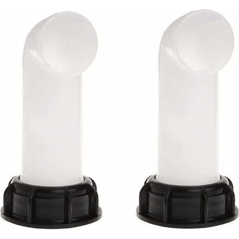 Ablassschraube für IBC-Tanks – 60 mm Gewindestärke – Polypropylen-Anschlussstück – Für Wassertanks und Entwässerungssysteme – 2er-Pack (1/5)