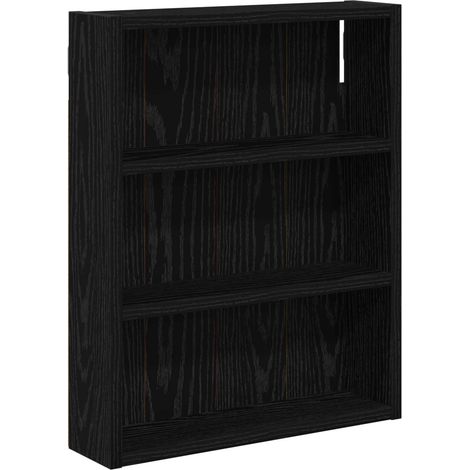 Armoire De Toilette - Armoire murale de salle de bain Chêne Noir 40 x 10 x 50 cm fr632 - Maison La Vie