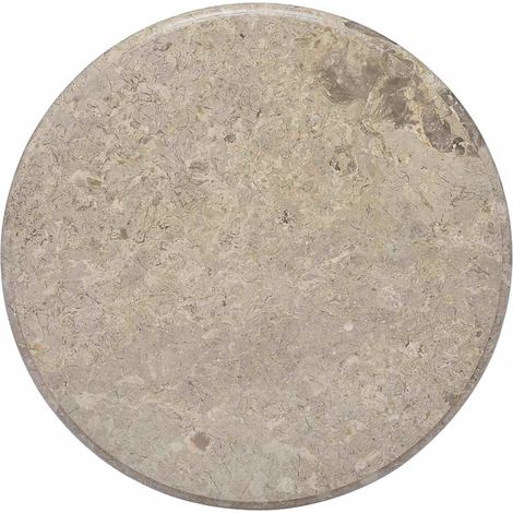 Table Top  Grey  Marble  60 cm diameter  Table Top  Circular vidaXL (1/5)