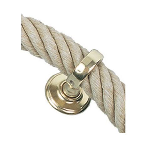 Chapuis AR00 Anneau laiton poli verni Diametre 35 mm pour Corde Diametre 32 mm