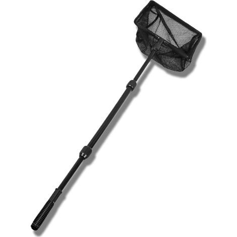 Telescopic Landing Net, Soft Nylon Net, Plastic Handle, 90cm, For Aquarium and Fishing (1/5)
