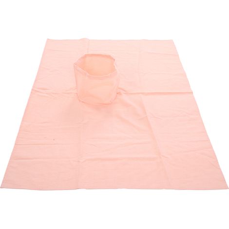Drap de table de massage en coton pour salon de beauté, avec ouverture pour le visage (70 x 100 cm), Jade (1/5)
