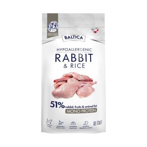 BALTICA NUTRACEUTIC Hypoallergenic Rabbit & Rice M 3kg (1/2)