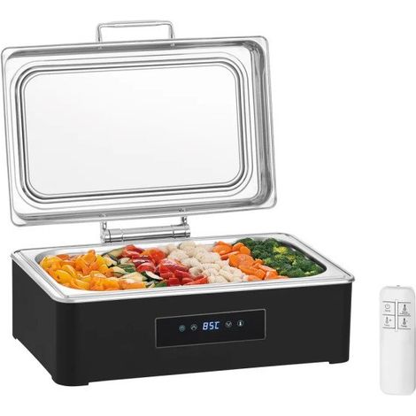 Chafing dish électrique PRO GN 1/1 (P)65 mm, 9 Litres, 500 W, 220 V - MONO (1/5)