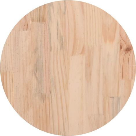 Maison Exclusive - Piano Tavolo Rotondo Ø30x3 cm in Legno Massello di Pino