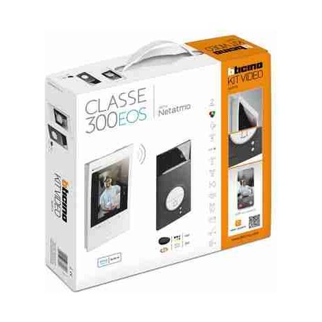 BTI363915 Kit video vivavoce connesso con pulsantiera Linea 3000 black e videocitofono Classe 300EOS