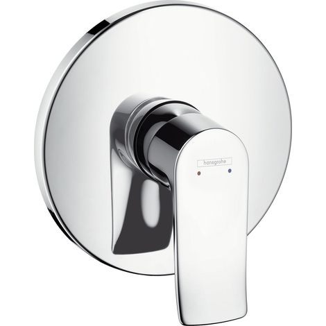 hansgrohe Metris Mitigeur monocommande de douche encastré, rond, (1/4)