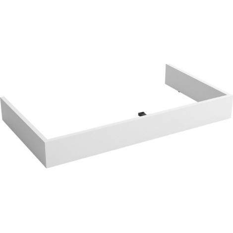 Zoccoletto bianco satinato - Misura: 78X43X10