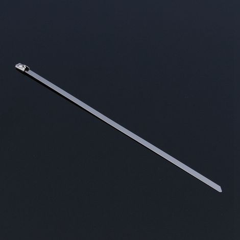50 pièces attaches auto-bloquantes en acier inoxydable 8" (4.6200mm) pour échappement - Revêtement résistant (1/5)