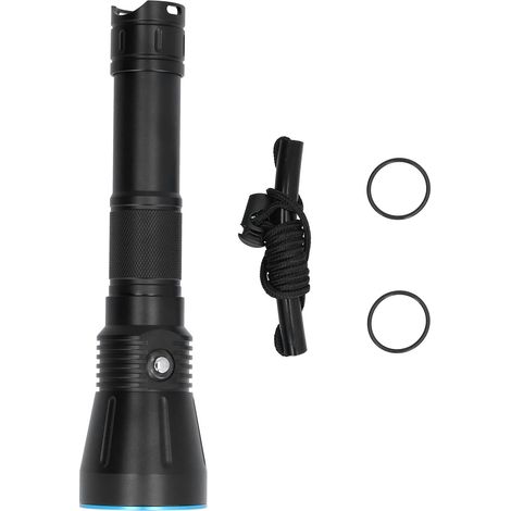 Lampe torche de plongée professionnelle SST70 8000LM étanche, torche lumineuse puissante pour la pêche (1/5)