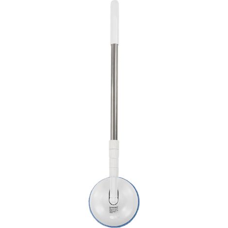 Brosse de nettoyage électrique sans fil à essorage rotatif 8,5 W 5 V 2 A, rechargeable par USB, étanche et rétractable, pour le nettoyage des vitres de voiture (blanche). (1/5)