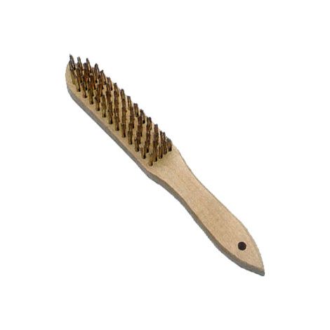 Spazzola manuale Bellota 50801-3 con manico dritto in filo di ottone