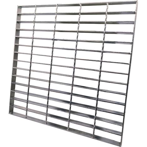 Grille de Caniveau Galvanisée 500x500 mm, Classe B125 pour Allée (1/5)