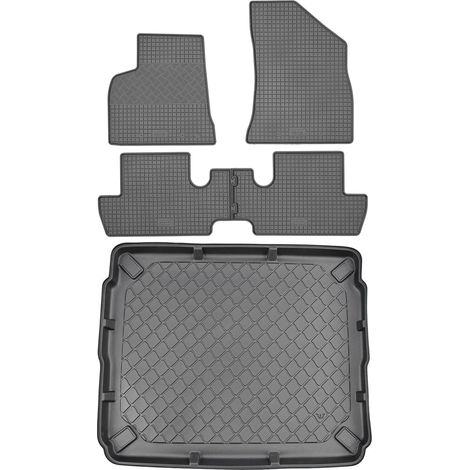 Peugeot 3008 I Hatchback (5 puertas) de 05.2009 a 10.2016 SET - Alfombrillas de goma para coche + alfombrilla para maletero (1/5)