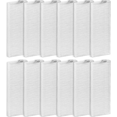 (12 pièces) filtres HEPA compatibles avec aspirateur robot Lefant M210B M213S M210S M210 M213, OKP Life K2 K3 K3A K4 K5, kit de filtres de rechange pour aspirateur robot 12 filtres (1/5)