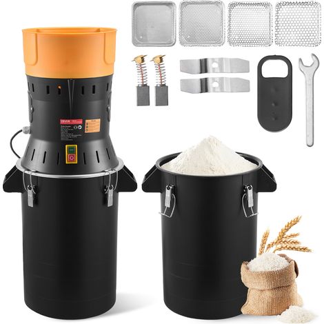 VEVOR Molinillo Electrico de Especias 600 W, Molinillo de Cereales de Alta Velocidad 15.000 rpm, con Cuchillas Afiladas Galvanizadas para Granos Secos, Especias, Cereales, Granos de Cafe, Pimienta