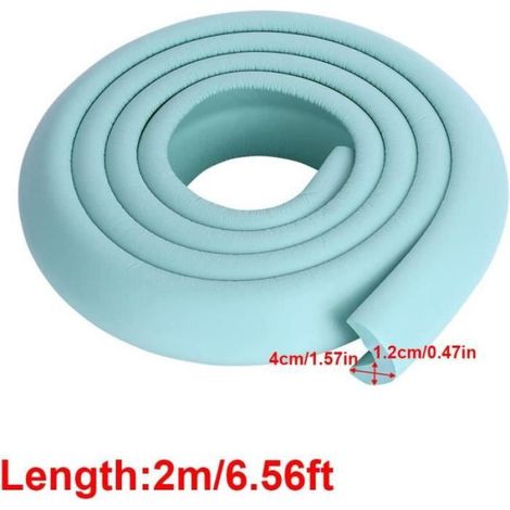 LI-Pare-Chocs de Meuble, 2 m de Protection de Bord de Table épais avec Ruban adhésif pour Coin et Protection de Bord pour (1/4)