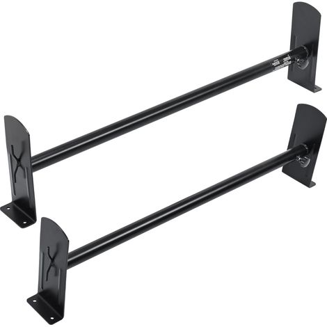 Mophorn Van-Dachleiterträger, 2 Stangen Dachträger aus legiertem Stahl, 227 kg Tragkraft, einstellbare Länge 910–1460 mm, Regenrinnen-Dachträger kompatibel mit Chevrolet Express, GMC Savana usw. (1/5)