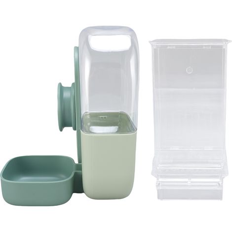 Kit automatico per mangiatoia e abbeveratoio per uccelli, senza sporcare, accessori per gabbie per pappagalli