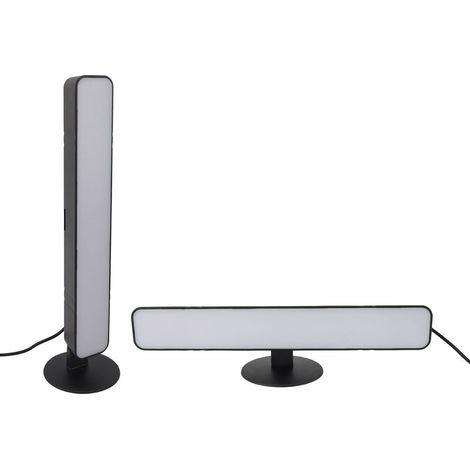 Barre lumineuse RGB, barres de jeu, télécommande à 24 touches, lampe de collecte de son de bureau alimentée par USB pour la décoration de la salle PC (1/5)