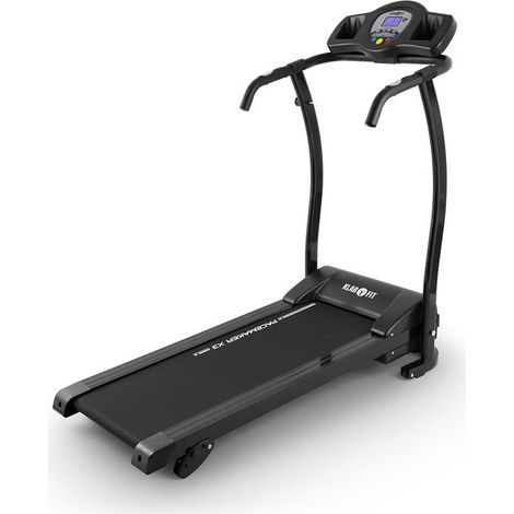 Tapis de course 1,5 PS 12 km/h – Inclinaison 7,5% – 12 programmes d'entraînement – Écran LCD rétro-éclairé – Pulso intégré – Klarfit
