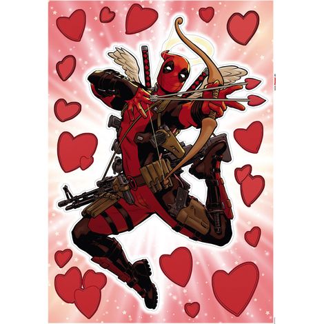 Stickers muraux- Deadpool Lovepool (1/2)
