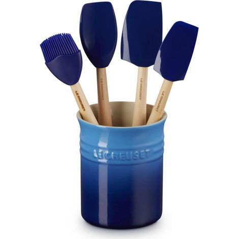 Verre à ustensiles en céramique Bleu azure (1/4)