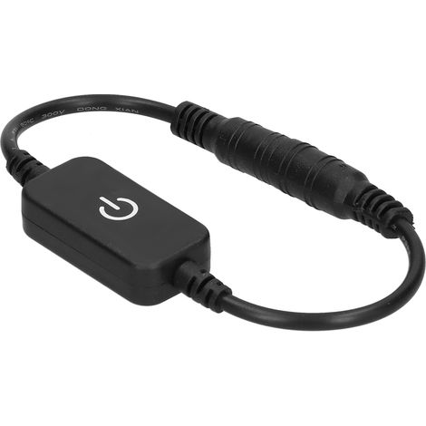 Variateur pour rubans LED DC 12V-24V 6A, mini variateur, contrôleur de luminosité pour rubans et guirlandes LED.