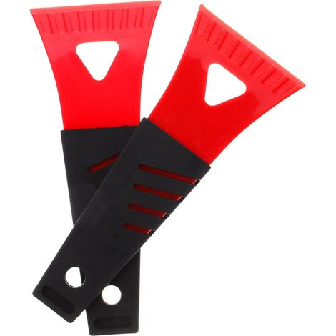 2 pièces Raclette Glace Voiture Mini Plastique pour Pare-Brise Grattoir Antigivre et Portable pour Enlever Neige et Accessoire Hiver Auto Réutilisable (1/5)