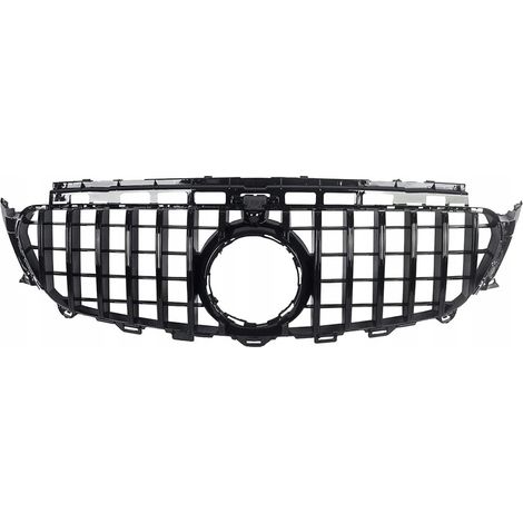 Parrilla Panamericana GT para Mercedes Clase E W213 S213 16-20, color negro brillante. (1/5)