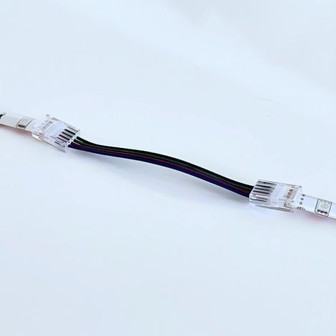 Connecteur Double pour Ruban LED RGB 10mm IP44 - SILAMP (1/2)