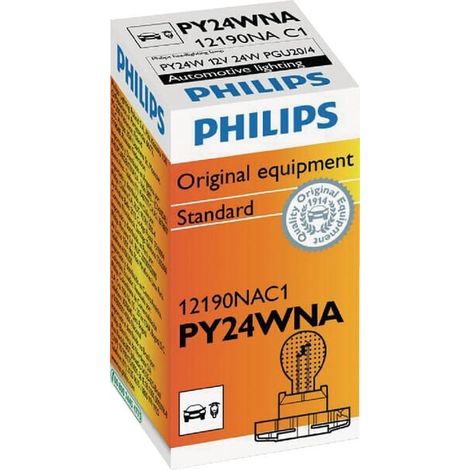 Bombilla Convencional PY24W 12V 24W PG20/4 Philips PHILIPS GL12190NAC1 (1/2)