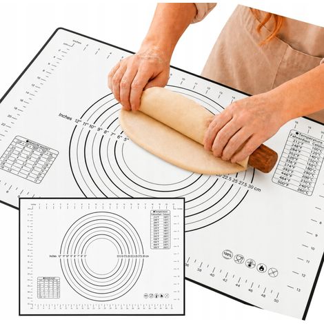 Silikon-Backbrett, rutschfeste Matte zum Backen von Kuchen, 60 x 40 cm (1/5)