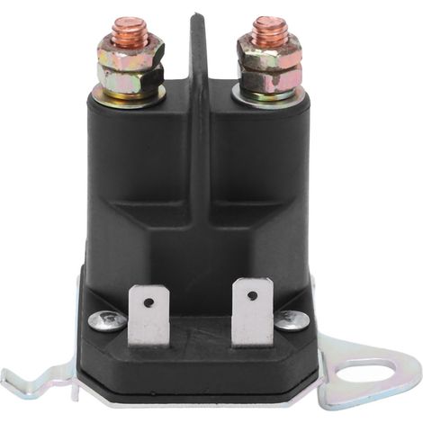 Spacnana Anlasserrelais, Messing/ABS, Anlasserteile für Rasenmäher, 12 V, 4,8 W für ATVs, Schneemobile und Gartengeräte