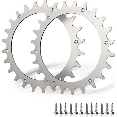 2 x Crampons en Acier Inoxydable de qualité supérieure pour modèle Worx S/M,2X Pointes à vis en Acier Inoxydable Améliorateur de Traction,Taille de Roue de tondeuses à Gazon robotiques 205 mm (1/4)