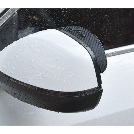 Pare-soleil universel pour rétroviseur extérieur, style fibre de carbone, imperméable et anti-UV pour voiture (1/5)
