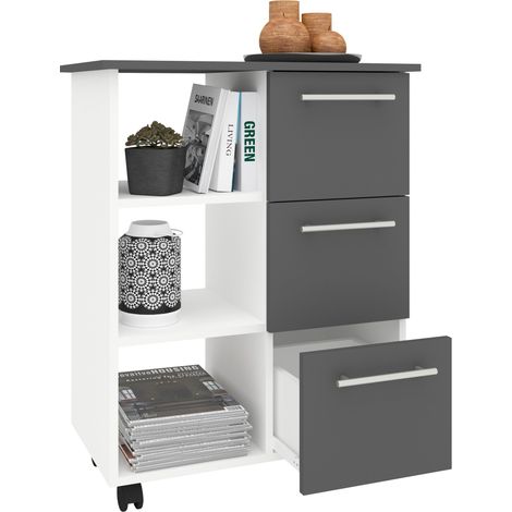 Carro de cocina que sirve rodillos de carro Esilo L 85x68x38 - VCM