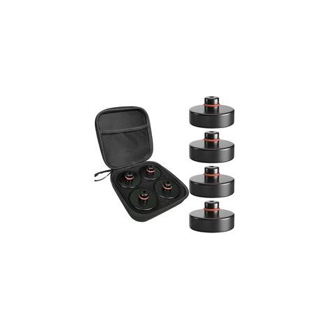 4 Pièces Tampon Cric Compatibles avec Model, 4 Support de Cric Tesla avec 1 Boîte de Rangement, Cale Levage Accessoires pour Véhicules