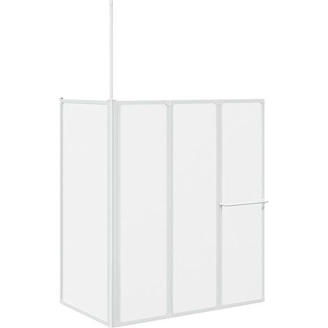 Maison Exclusive - Schermo Box Doccia a L 70 x 120 x 137 cm 4 Pannelli Pieghevole