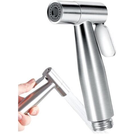 Douchette Toilette WC, Douchette WC, Kit de Pulvérisateur de Bidet en Acier Inoxydable, Pulvérisateur de Baignoire Portatif pour Toilettes (1/5)
