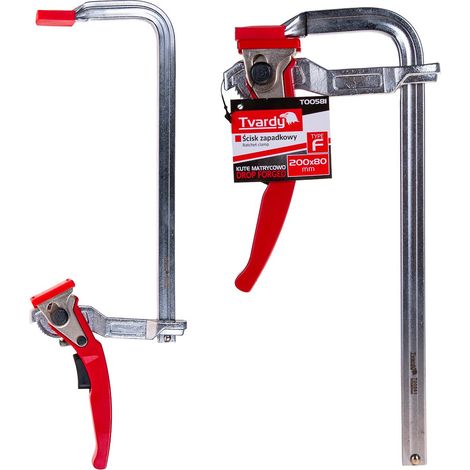 Abrazadera de trinquete forjada tipo F 200x80mm (20) (1/5)