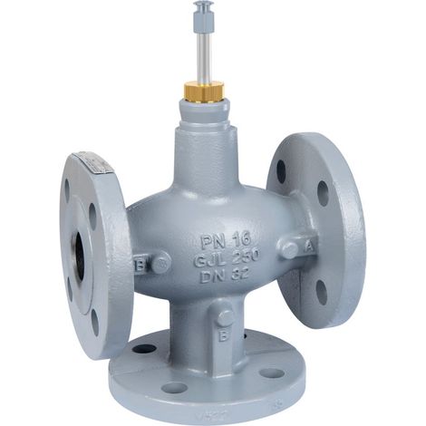 Resideo 3-Wege-Ventil XF-B Grauguss, PN 16, Flansch DN 65, Kvs 63 (1/3)