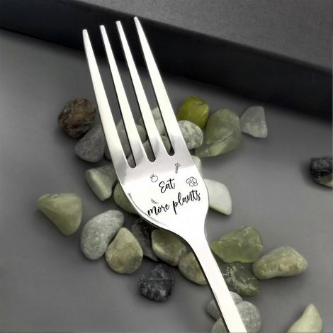 Edelstahlgabel mit Gravur „I Forking Love You“, silberne Gabeln für Männer, Frauen, Freund, Freundin