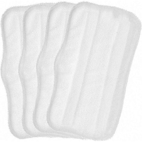 Set mit 4 waschbaren Pads für Dampfmopps S3101, S3202 und S3250, Ersatzpads geeignet für Hartböden, wiederverwendbare Reinigungstücher (1/5)